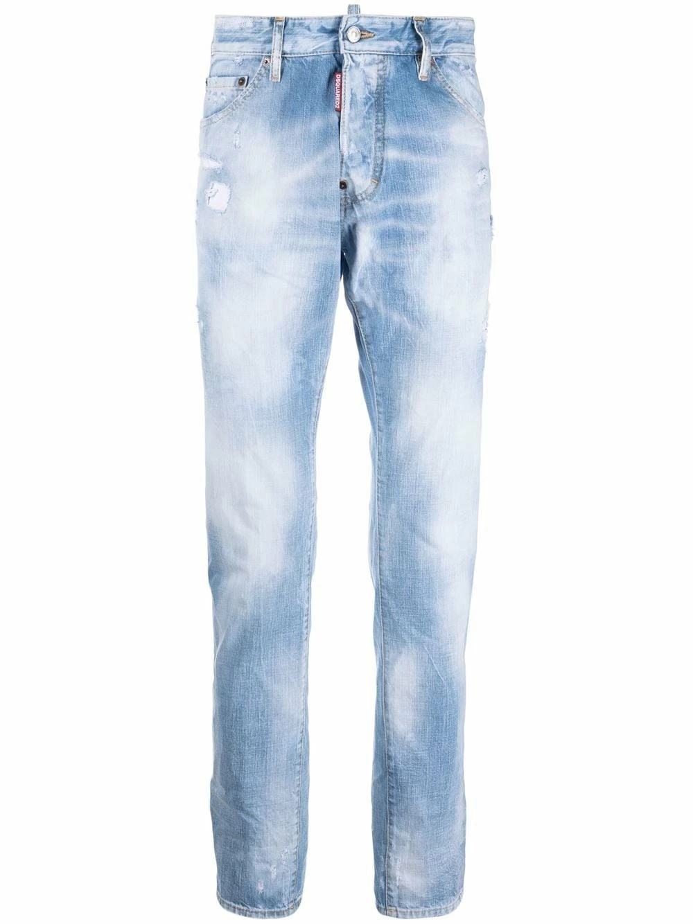 Dsquared2 Jean droit à effet délavé excellente qualité jeans regular & jeans droits homme 3 Dsquared2 jean droit à effet délavé
