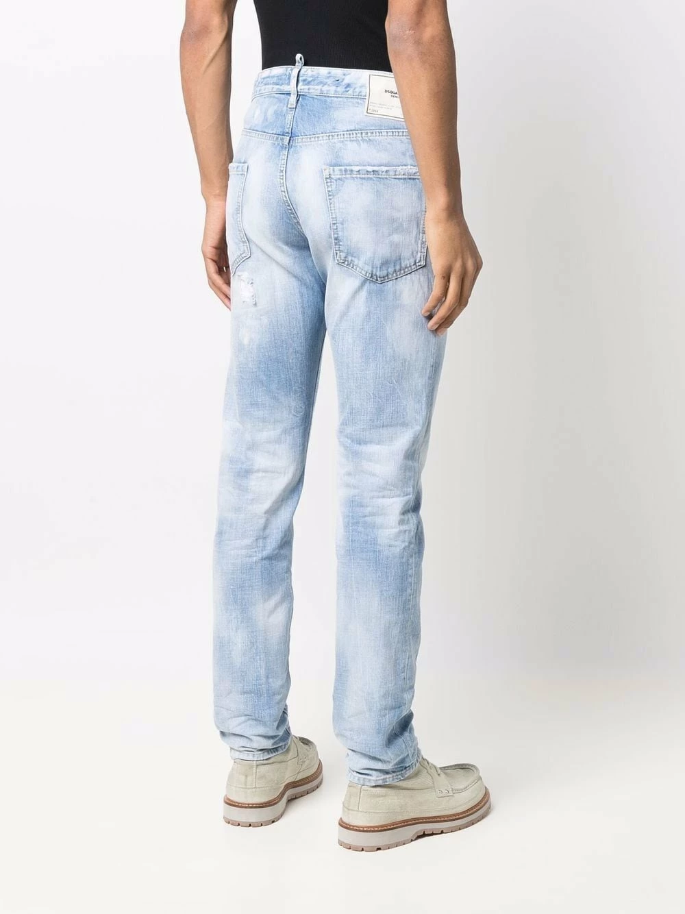 Dsquared2 Jean droit à effet délavé excellente qualité jeans regular & jeans droits homme 6 Dsquared2 jean droit à effet délavé