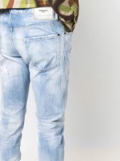 Dsquared2 Jean droit à effet délavé excellente qualité jeans regular & jeans droits homme 13 Dsquared2 jean droit à effet délavé