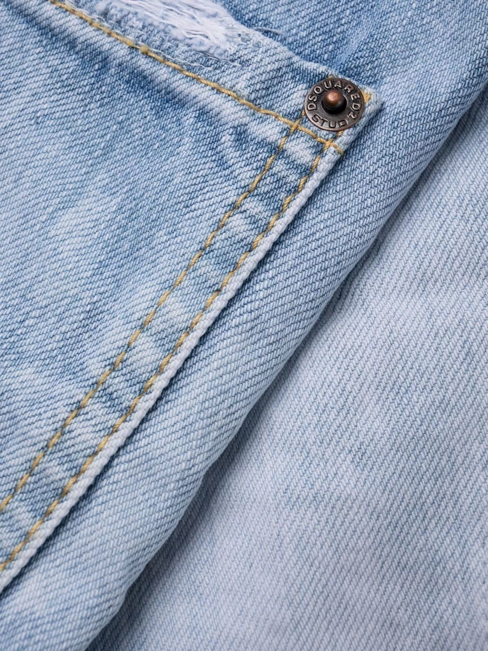 Dsquared2 Jean droit à effet délavé excellente qualité jeans regular & jeans droits homme 9 Dsquared2 jean droit à effet délavé