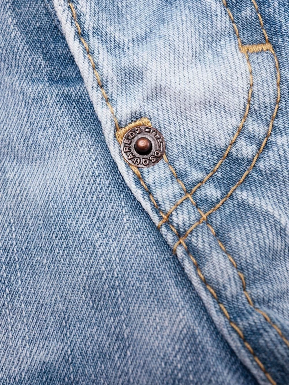 Dsquared2 Jean droit à effet délavé excellente qualité jeans regular & jeans droits homme 8 Dsquared2 jean droit à effet délavé