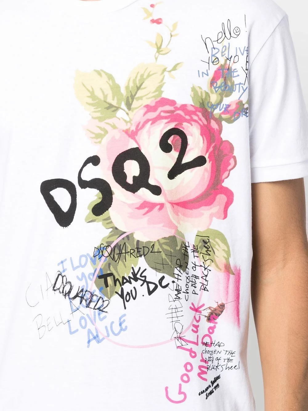 Dsquared2 T shirt en coton à logo imprimé Prix Favorable t-shirts homme 7 Dsquared2 t-shirt en coton à logo imprimé