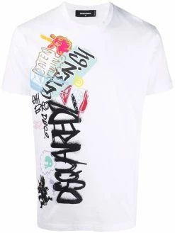Dsquared2 t-shirt en coton à logo imprimé