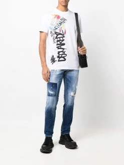 Dsquared2 t-shirt en coton à logo imprimé