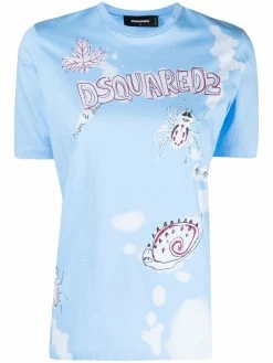 Dsquared2 t-shirt à logo imprimé