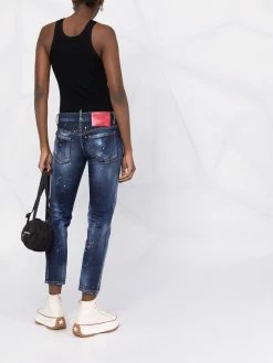 Dsquared2 jean à effet taches de peinture