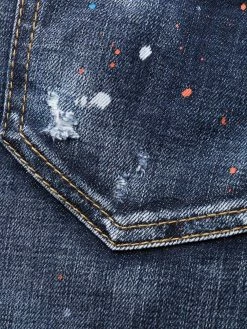 Dsquared2 jean à effet taches de peinture