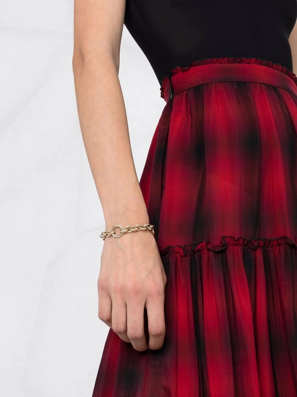 Dsquared2 Jupe mi longue à volants superposés Prix Usine jupes taille haute femme 5 Dsquared2 jupe mi-longue à volants superposés