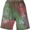 Dsquared2 short de sport en coton à imprimé tie-dye