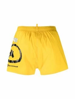 Dsquared2 short de bain à slogan imprimé