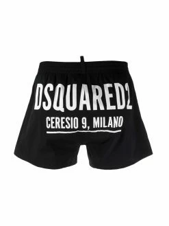Dsquared2 short de bain à logo imprimé
