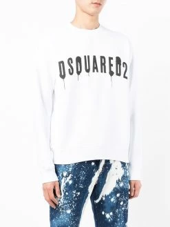Prix Exclusifs Dsquared2 Sweat à logo imprimé sweats homme 9 Dsquared2 sweat à logo imprimé