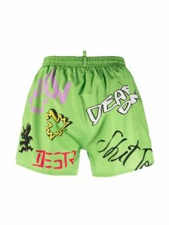 Dsquared2 short de bain à imprimé graphique