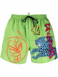 Dsquared2 short de bain à imprimé graphique
