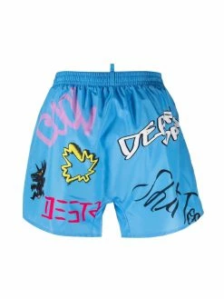 Dsquared2 short de bain à imprimé graphique