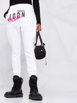 Dsquared2 pantalon à logo imprimé