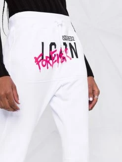 Dsquared2 pantalon à logo imprimé