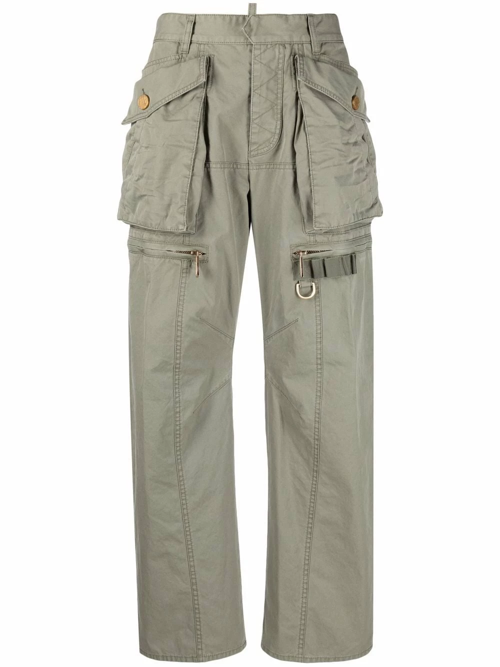 Prix Avantageux Dsquared2 Pantalon droit à poches multiples pantalons droits femme 3 Dsquared2 pantalon droit à poches multiples