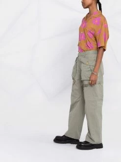 Prix Avantageux Dsquared2 Pantalon droit à poches multiples pantalons droits femme 13 Dsquared2 pantalon droit à poches multiples