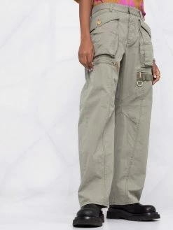 Prix Avantageux Dsquared2 Pantalon droit à poches multiples pantalons droits femme 14 Dsquared2 pantalon droit à poches multiples