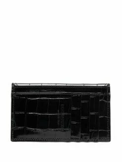 Dsquared2 portefeuille D2 Statement à effet peau de crocodile