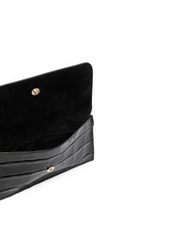 Dsquared2 portefeuille D2 Statement à effet peau de crocodile