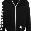 Dsquared2 hoodie zippé à logo imprimé