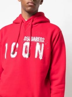 Prix Légers Dsquared2 Hoodie Icon à logo imprimé hoodies homme 11 Dsquared2 hoodie Icon à logo imprimé