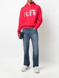 Dsquared2 hoodie Icon à logo imprimé