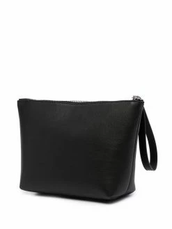 Dsquared2 pochette en cuir à logo imprimé