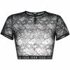 Dsquared2 t-shirt en dentelle à bande Icon