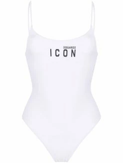 Dsquared2 maillot de bain à logo Icon imprimé