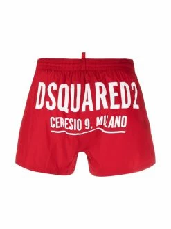 Dsquared2 short de bain à logo imprimé