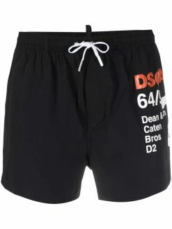 Dsquared2 short de bain à logo imprimé