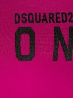 Dsquared2 haut de bikini à logo imprimé