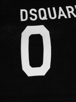 Prix Discount Dsquared2 Brassière de sport à logo imprimé soutiens-gorge femme 7 Dsquared2 brassière de sport à logo imprimé