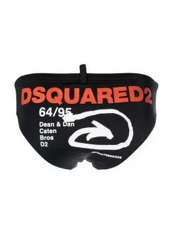 Dsquared2 slip de bain à logo imprimé