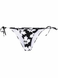 Dsquared2 bas de bikini à logo Maple Leaf imprimé