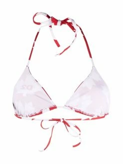 Dsquared2 haut de bikini à imprimé Maple Leaf