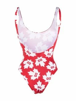 Dsquared2 maillot de bain à imprimé Maple Leaf