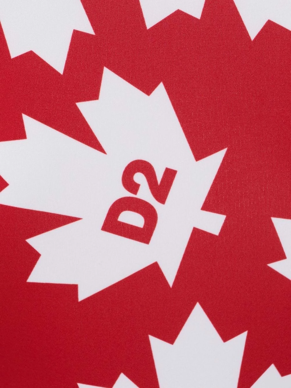 Prix Allégé Dsquared2 Maillot de bain à imprimé Maple Leaf maillots de bain femme 5 Dsquared2 maillot de bain à imprimé Maple Leaf