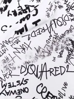 Dsquared2 couverture à imprimé graphique