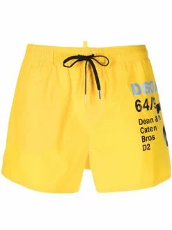 Dsquared2 short de bain à logo imprimé
