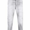 Dsquared2 jean court à effet délavé