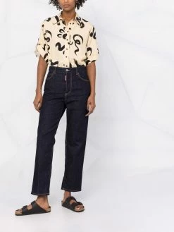 Dsquared2 jean Boston à coupe droite