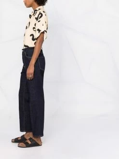 Vendre Dsquared2 Jean Boston à coupe droite jeans droits femme 13 Dsquared2 jean Boston à coupe droite