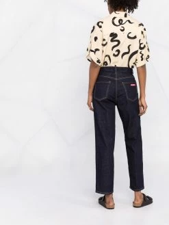 Vendre Dsquared2 Jean Boston à coupe droite jeans droits femme 15 Dsquared2 jean Boston à coupe droite