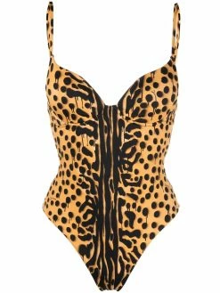Dsquared2 maillot de bain à imprimé animalier