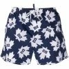 Dsquared2 short de bain à imprimé feuille d'érable