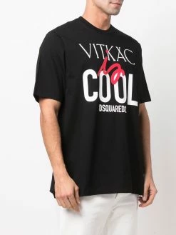 Dsquared2 t-shirt à slogan imprimé